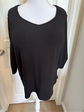 Madison Black Sparkle Accent  Top